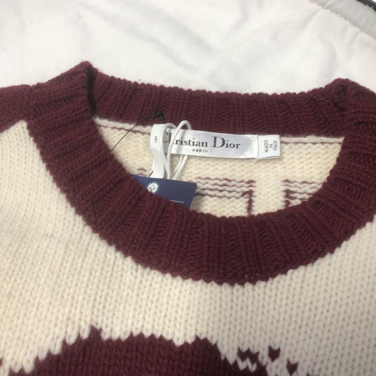 Dior Dior C'est Non Non Wool Cashmere Sweater Size 34 Size XS / US 0-2 / IT 36-38 - 5 Thumbnail