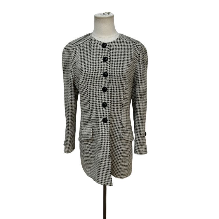 Dior Christian Dior Houndstooth Blazer Size XL Size XL / US 12-14 / IT 48-50 - 2 Thumbnail