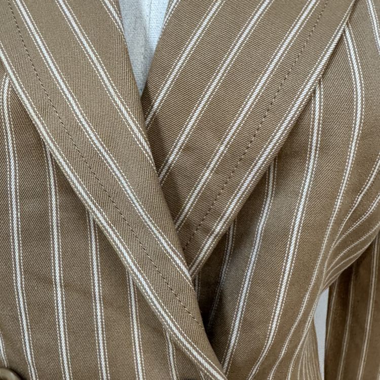 Dior Christian Dior Striped Blazer Size 9 Size S / US 4 / IT 40 - 5 Thumbnail