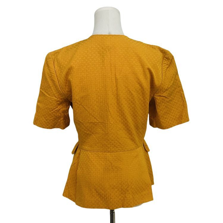 Dior Dior Textured Short Sleeve Blazer Size M Size M / US 6-8 / IT 42-44 - 2 Thumbnail
