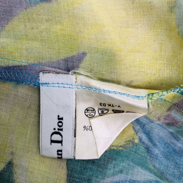Dior Christian Dior Floral Button Up Shirt Size 40 Size S / US 4 / IT 40 - 3 Thumbnail