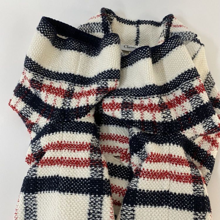 Dior Christian Dior Plaid Knit Jacket Size 34 Size XS / US 0-2 / IT 36-38 - 9 Thumbnail