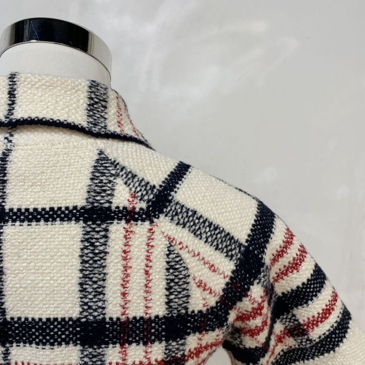 Dior Christian Dior Plaid Knit Jacket Size 34 Size XS / US 0-2 / IT 36-38 - 7 Thumbnail