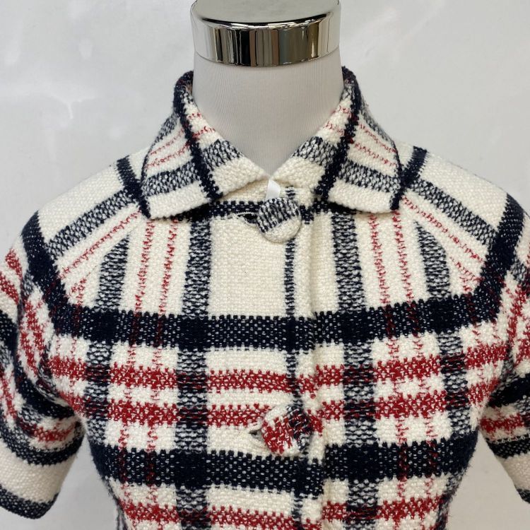 Dior Christian Dior Plaid Knit Jacket Size 34 Size XS / US 0-2 / IT 36-38 - 5 Thumbnail