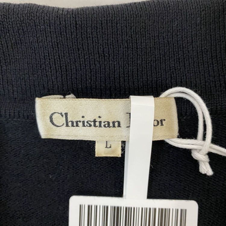 Dior Christian Dior Black Knit Sweater Size L Size L / US 10 / IT 46 - 3 Thumbnail