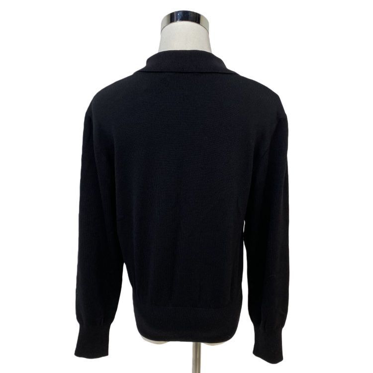 Dior Christian Dior Black Knit Sweater Size L Size L / US 10 / IT 46 - 2 Thumbnail