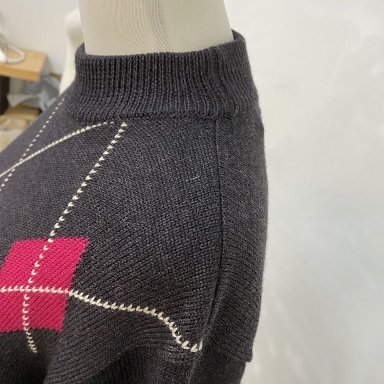 Dior Christian Dior Argyle Sweater Size US M Size US M / EU 48-50 / 2 - 7 Thumbnail