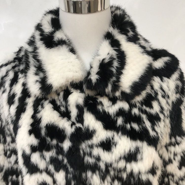 Dior Christian Dior Patterned Mink Fur Coat Size 36 Size XS / US 0-2 / IT 36-38 - 5 Thumbnail