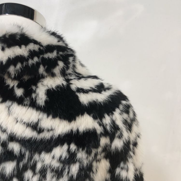 Dior Christian Dior Patterned Mink Fur Coat Size 36 Size XS / US 0-2 / IT 36-38 - 7 Thumbnail