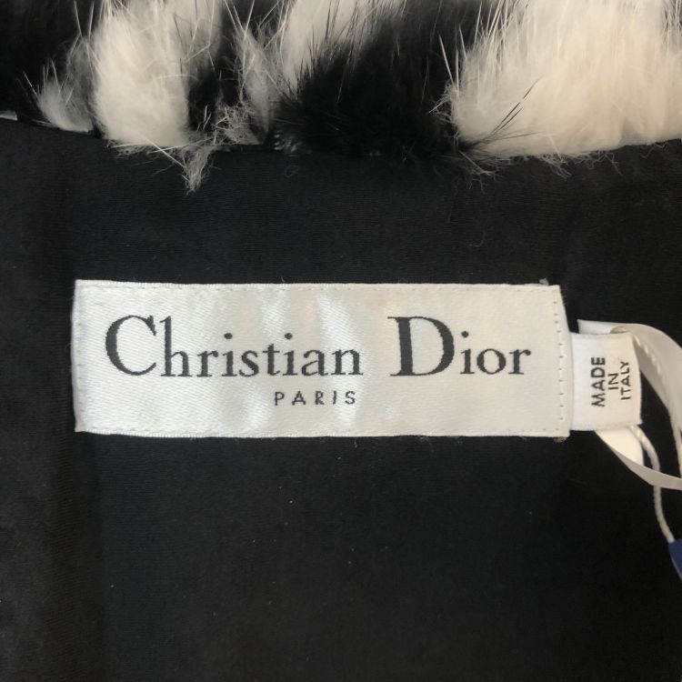 Dior Christian Dior Patterned Mink Fur Coat Size 36 Size XS / US 0-2 / IT 36-38 - 3 Thumbnail