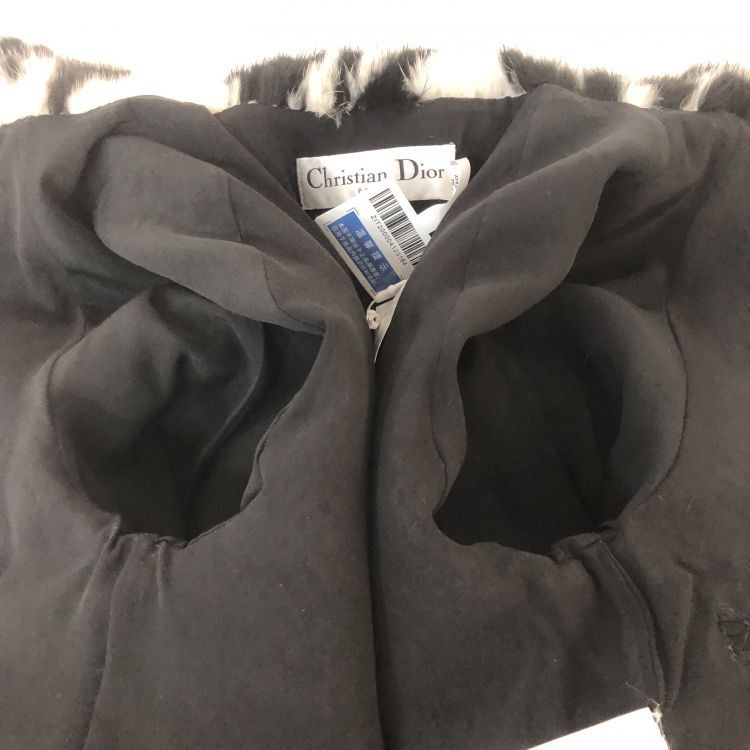 Dior Christian Dior Patterned Mink Fur Coat Size 36 Size XS / US 0-2 / IT 36-38 - 8 Thumbnail