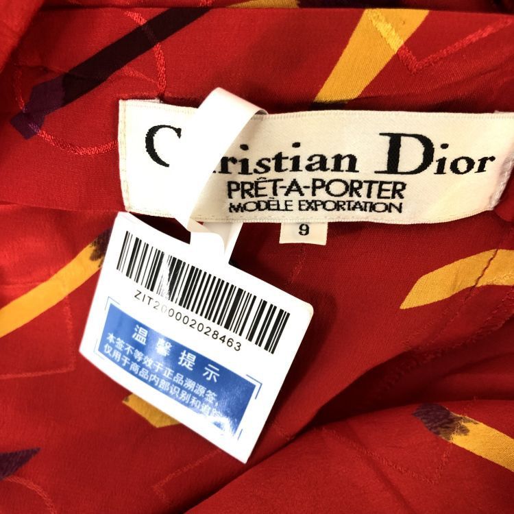 Dior Christian Dior Abstract Pattern Blouse Size M Size M / US 6-8 / IT 42-44 - 3 Thumbnail