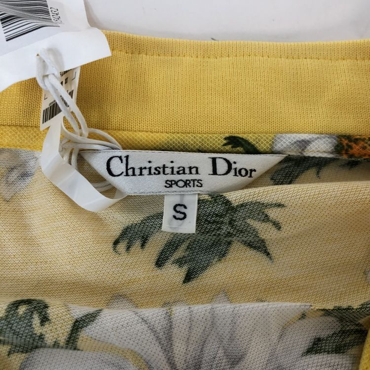 Dior Christian Dior Daisy Print Polo Size S Size S / US 4 / IT 40 - 5 Thumbnail
