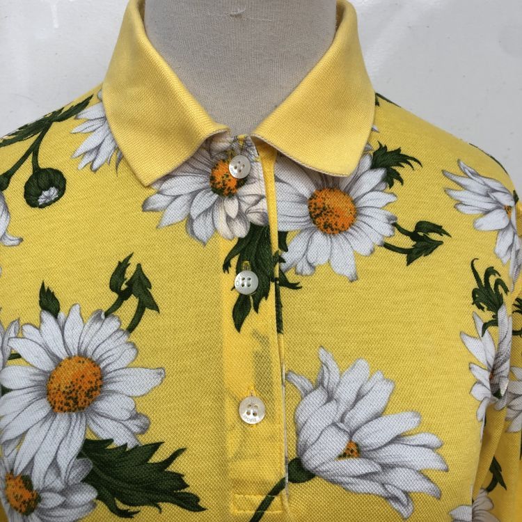 Dior Christian Dior Daisy Print Polo Size S Size S / US 4 / IT 40 - 7 Thumbnail