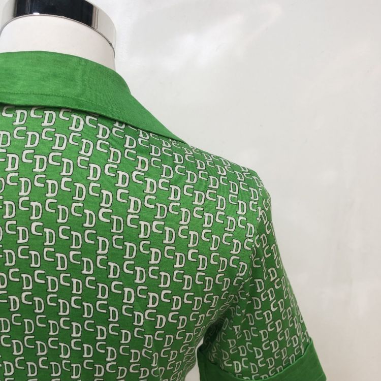 Dior Christian Dior Green CD Monogram Button Up Shirt Size S / US 4 / IT 40 - 7 Thumbnail