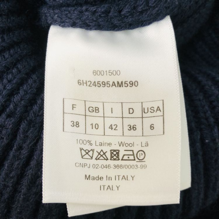 Dior Christian Dior Ribbed Wool Turtleneck Sweater Size 38 Size S / US 4 / IT 40 - 3 Thumbnail