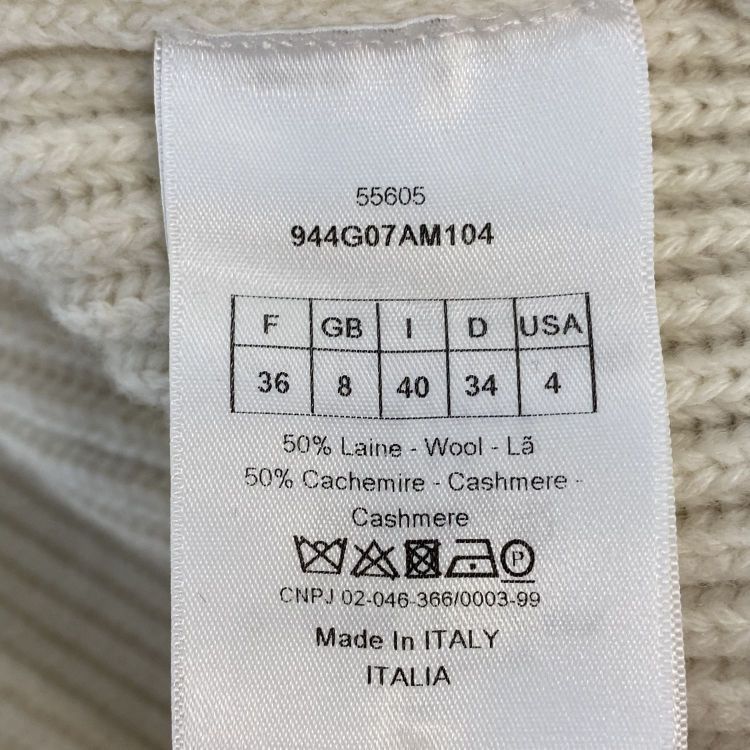 Dior Christian Dior Bee Logo Zip-up Cardigan FR 36 Size XS / US 0-2 / IT 36-38 - 4 Thumbnail