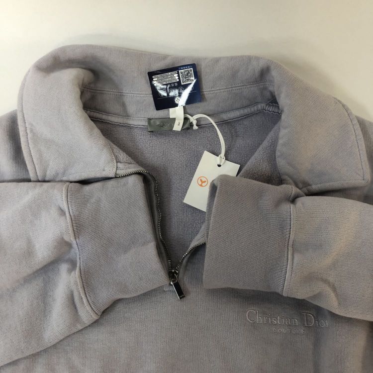 Dior Dior Quarter Zip Sweatshirt Size XL Size US XL / EU 56 / 4 - 8 Thumbnail