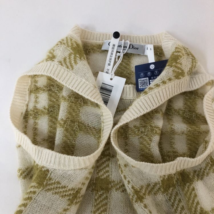 Dior Christian Dior Plaid Knit Sleeveless Sweater F 36 Size S / US 4 / IT 40 - 8 Thumbnail