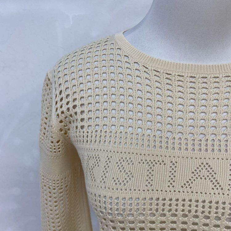 Dior Christian Dior Open Knit Fringe Sweater Size 34 Size XS / US 0-2 / IT 36-38 - 7 Thumbnail