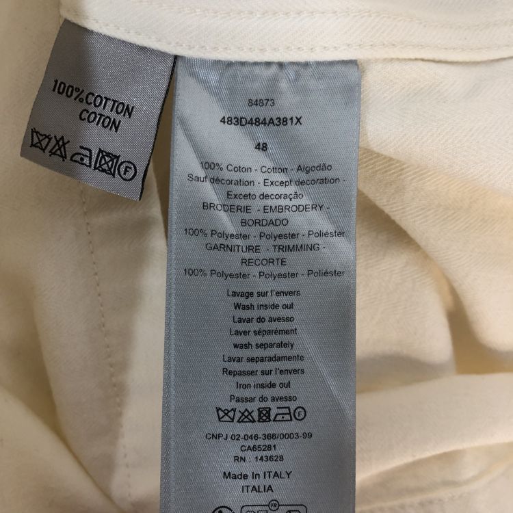 Dior Dior Atelier Cotton Overshirt Size 48 Size US M / EU 48-50 / 2 - 4 Thumbnail