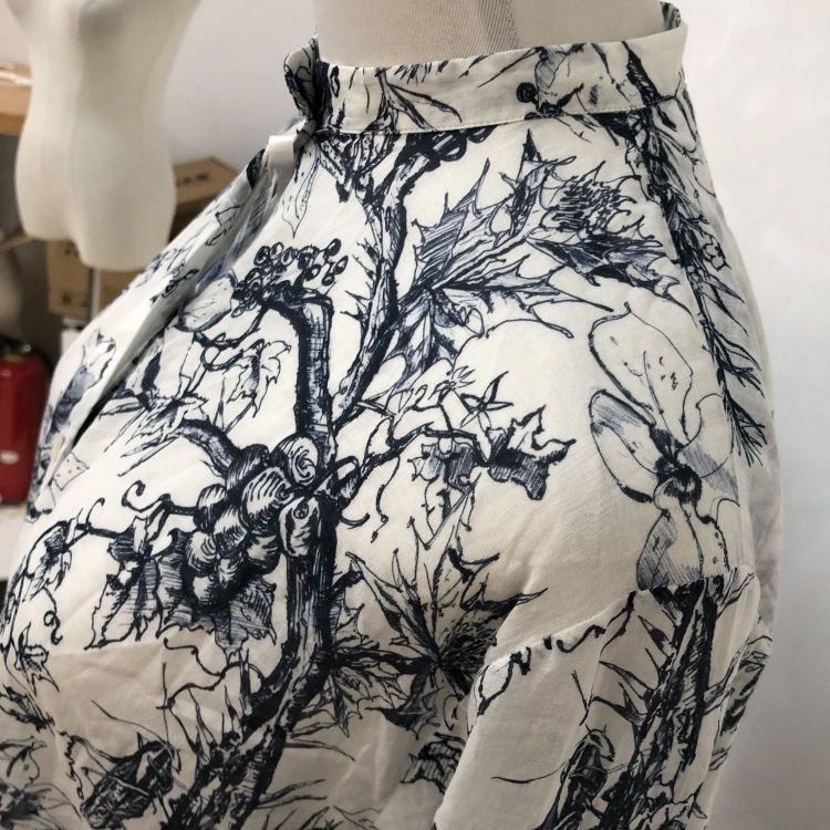Dior Christian Dior Floral Print Blouse Size 36 Size XS / US 0-2 / IT 36-38 - 6 Thumbnail