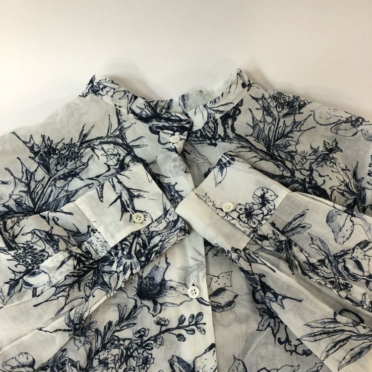 Dior Christian Dior Floral Print Blouse Size 36 Size XS / US 0-2 / IT 36-38 - 8 Thumbnail