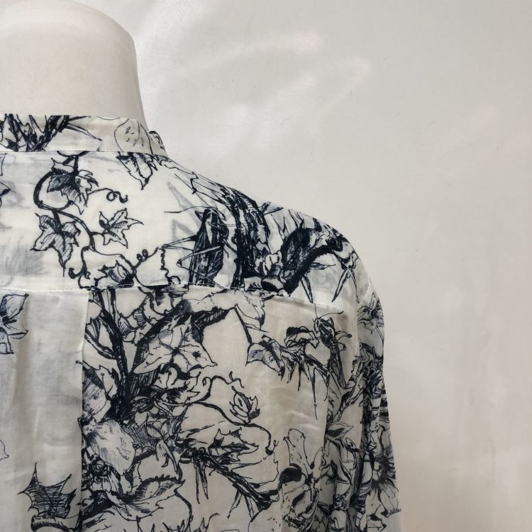 Dior Christian Dior Floral Print Blouse Size 36 Size XS / US 0-2 / IT 36-38 - 7 Thumbnail