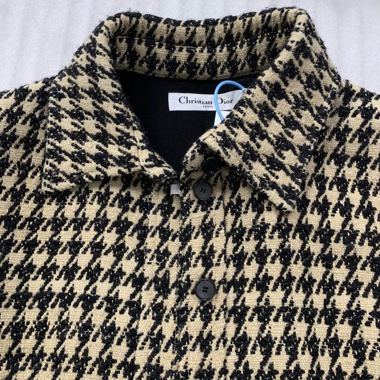 Dior Christian Dior Houndstooth Midi Dress Size 38 Size S / US 4 / IT 40 - 8 Thumbnail