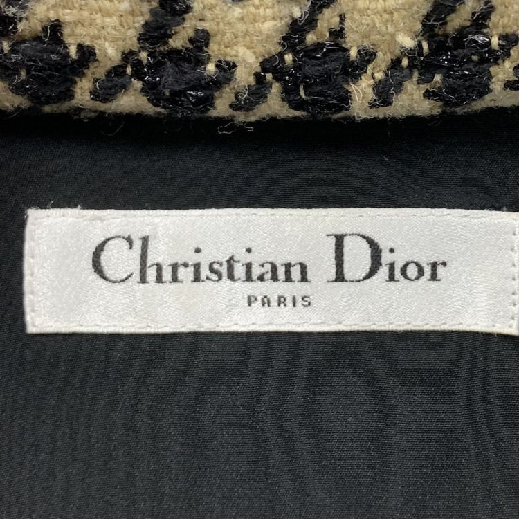Dior Christian Dior Houndstooth Midi Dress Size 38 Size S / US 4 / IT 40 - 3 Thumbnail