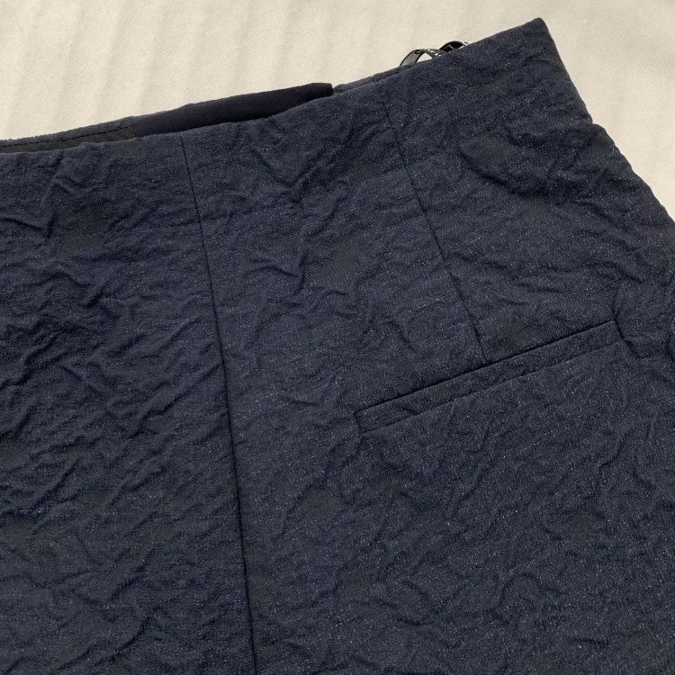 Dior Christian Dior Navy Textured Shorts Size 36 Size 25" / US 0 / IT 36 - 5 Thumbnail