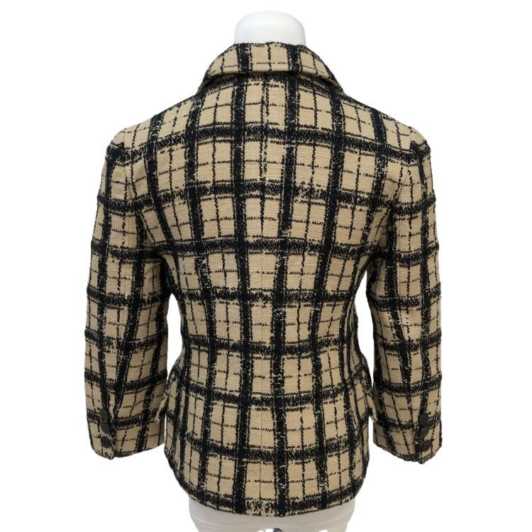 Dior Christian Dior Check Tweed Blazer Size 34 Size XS / US 0-2 / IT 36-38 - 2 Thumbnail