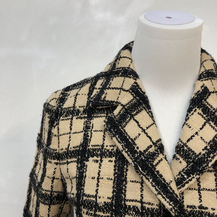 Dior Christian Dior Check Tweed Blazer Size 34 Size XS / US 0-2 / IT 36-38 - 6 Thumbnail
