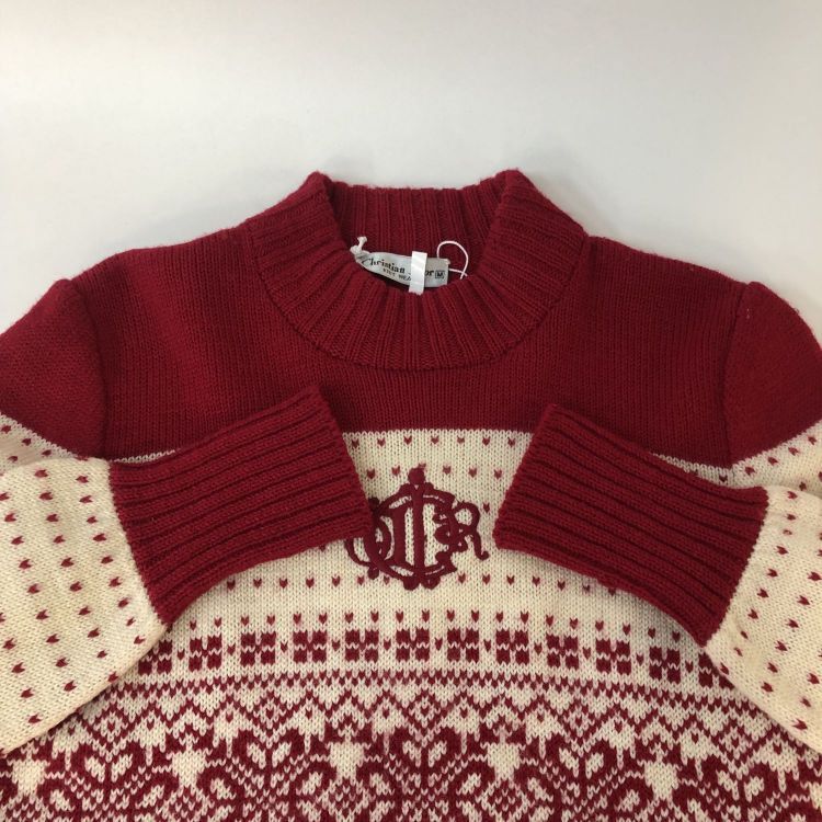 Dior Christian Dior Fair Isle Logo Sweater M Size M / US 6-8 / IT 42-44 - 8 Thumbnail