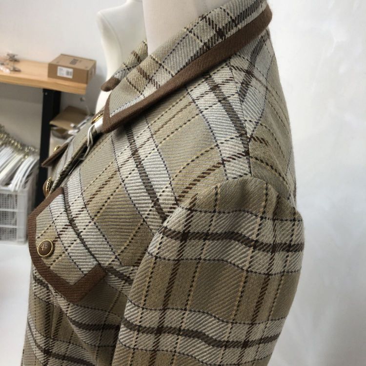 Dior Christian Dior Plaid Wool Coat Size S Size S / US 4 / IT 40 - 5 Thumbnail