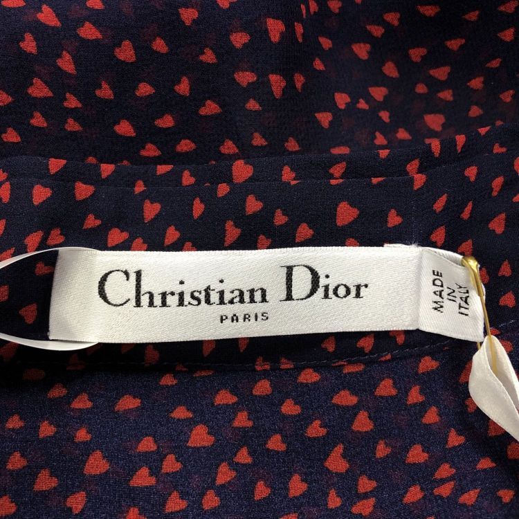 Dior Dior Heart Print Bee Silk Button Up Shirt Size 36 Size XS / US 0-2 / IT 36-38 - 3 Thumbnail