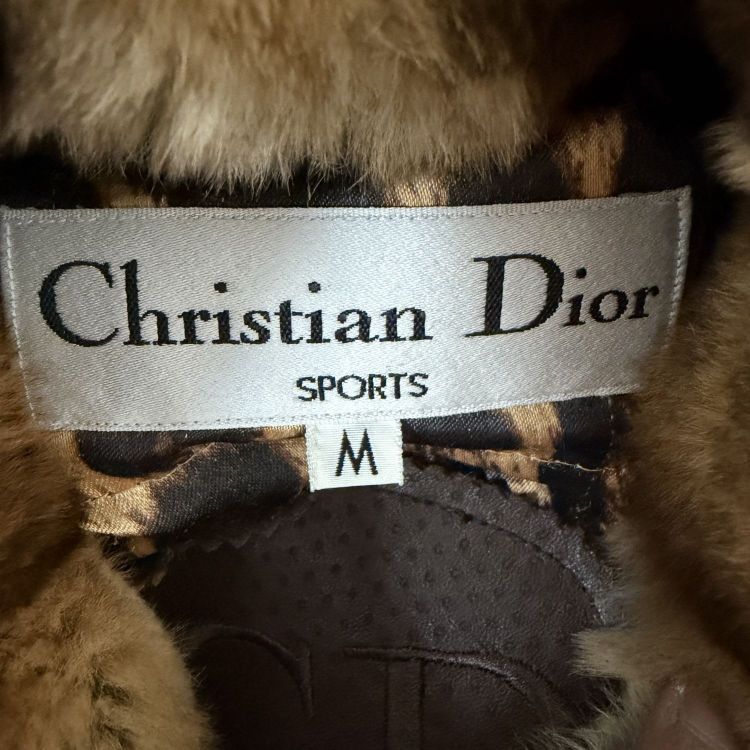 Dior Christian Dior Logo Embroidery Fur Coat Size M Size M / US 6-8 / IT 42-44 - 3 Thumbnail
