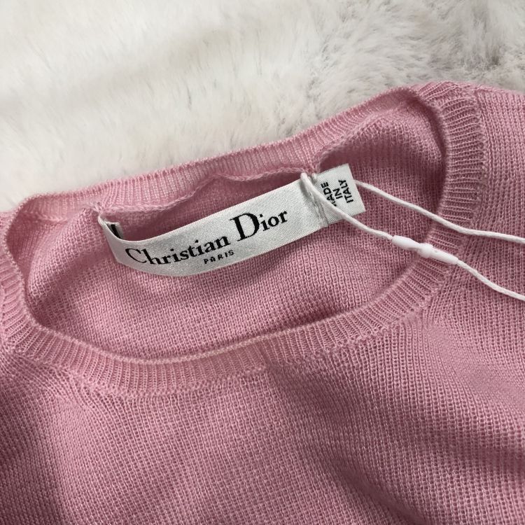 Dior Christian Dior Cashmere Silk Ruched Knit Sweater FR 34 Size XS / US 0-2 / IT 36-38 - 4 Thumbnail