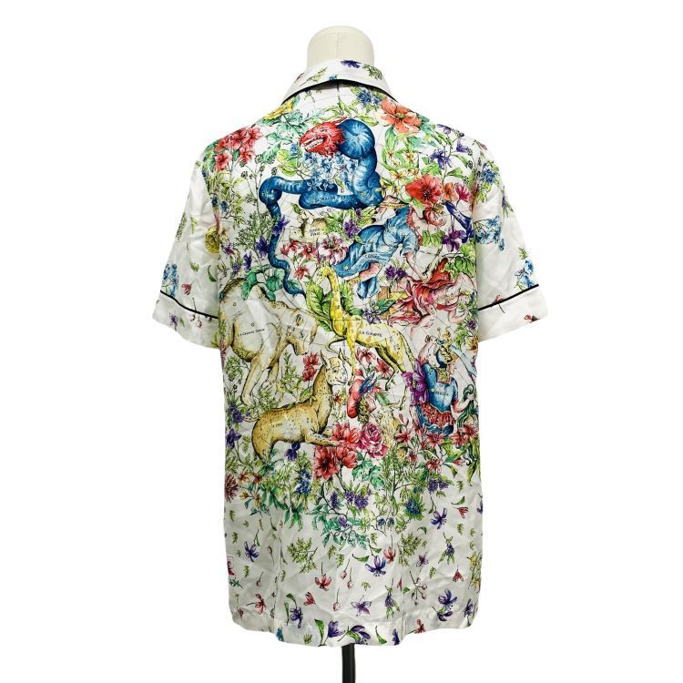 Dior Dior Floral Silk Button Up Shirt Size 34 Size XS / US 0-2 / IT 36-38 - 2 Thumbnail