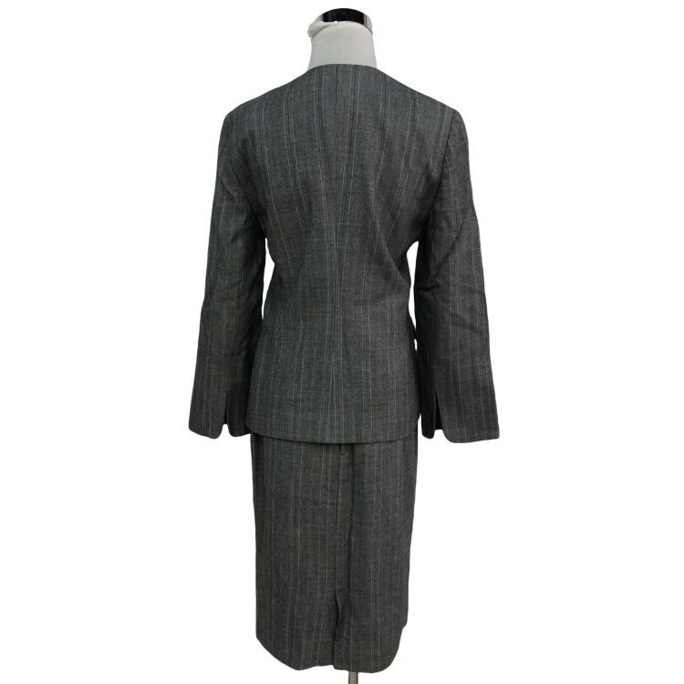 Dior Christian Dior Striped Wool Blazer Set Size M Size M / US 6-8 / IT 42-44 - 2 Thumbnail