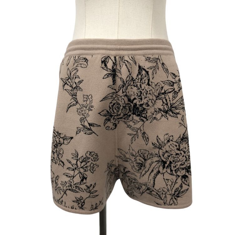 Dior Christian Dior Floral Knit Shorts Size 38 Size 27" / US 4 / IT 40 - 2 Thumbnail
