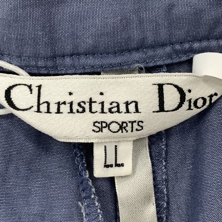 Dior Christian Dior Blue Cotton Casual Pants XL Size US 36 / EU 52 - 3 Thumbnail