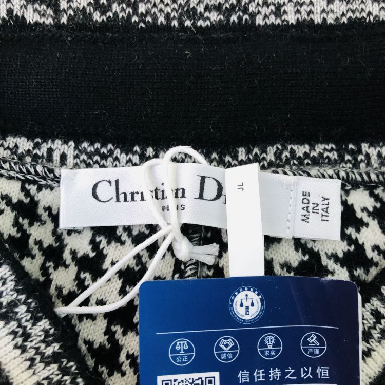 Dior Dior Houndstooth Knit Shorts Size 38 Size 27" / US 4 / IT 40 - 3 Thumbnail