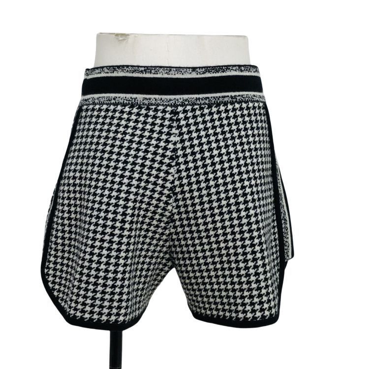 Dior Dior Houndstooth Knit Shorts Size 38 Size 27" / US 4 / IT 40 - 2 Thumbnail