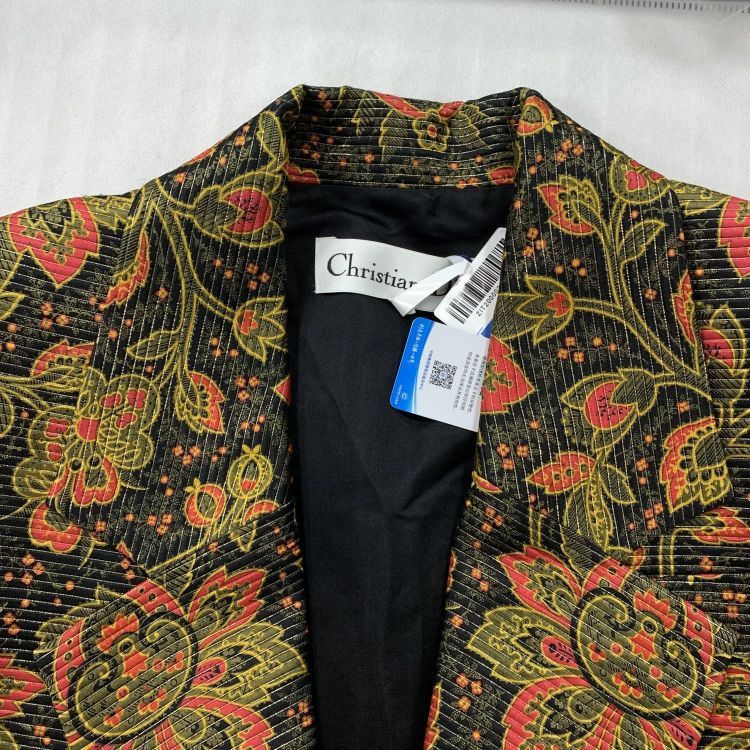 Dior Christian Dior Floral Blazer Size M Size M / US 6-8 / IT 42-44 - 5 Thumbnail