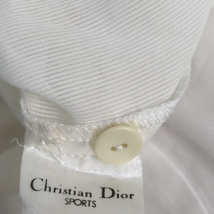 Dior Christian Dior Sports White Button Up Shirt Size M Size M / US 6-8 / IT 42-44 - 8 Thumbnail