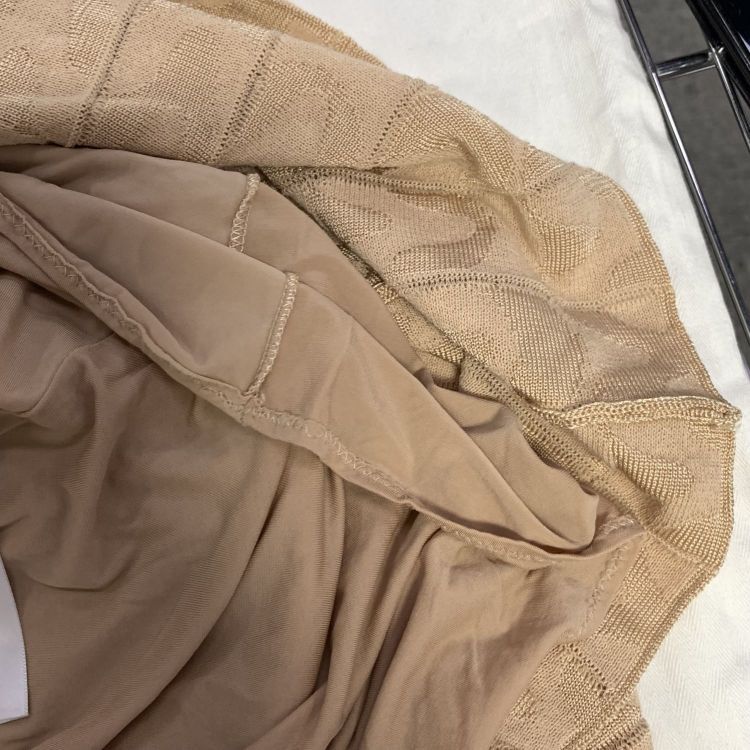 Dior Christian Dior Nude Ribbed Knit Midi Dress FR 40 Size M / US 6-8 / IT 42-44 - 6 Thumbnail