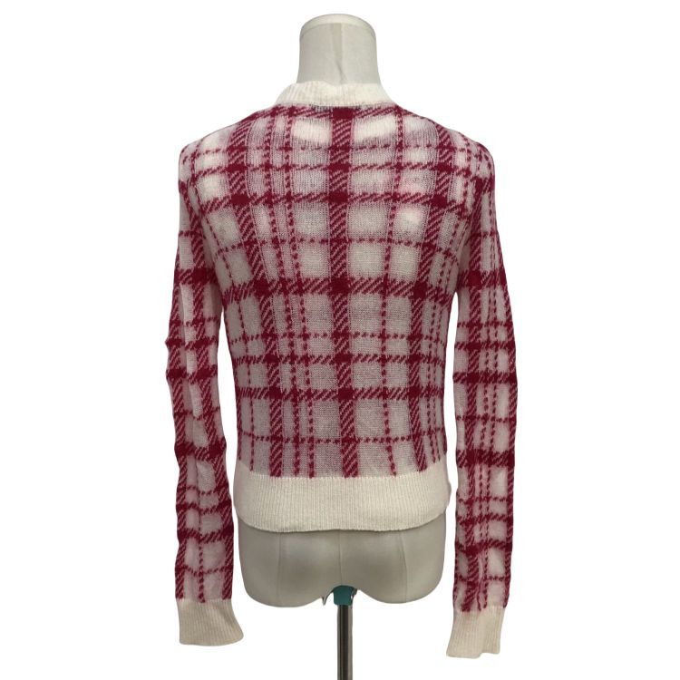 Dior Dior Plaid Mohair Blend Cardigan Size FR 36 Size XS / US 0-2 / IT 36-38 - 2 Thumbnail