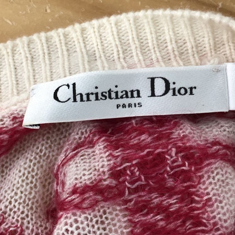Dior Dior Plaid Mohair Blend Cardigan Size FR 36 Size XS / US 0-2 / IT 36-38 - 3 Thumbnail