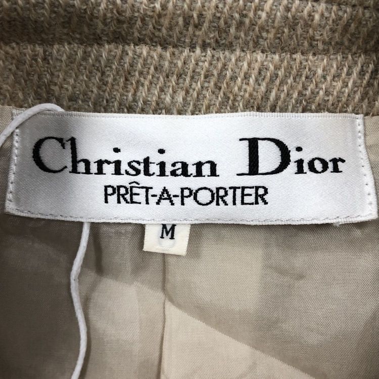 Dior Christian Dior Beige Wool Jacket Size M Size M / US 6-8 / IT 42-44 - 3 Thumbnail